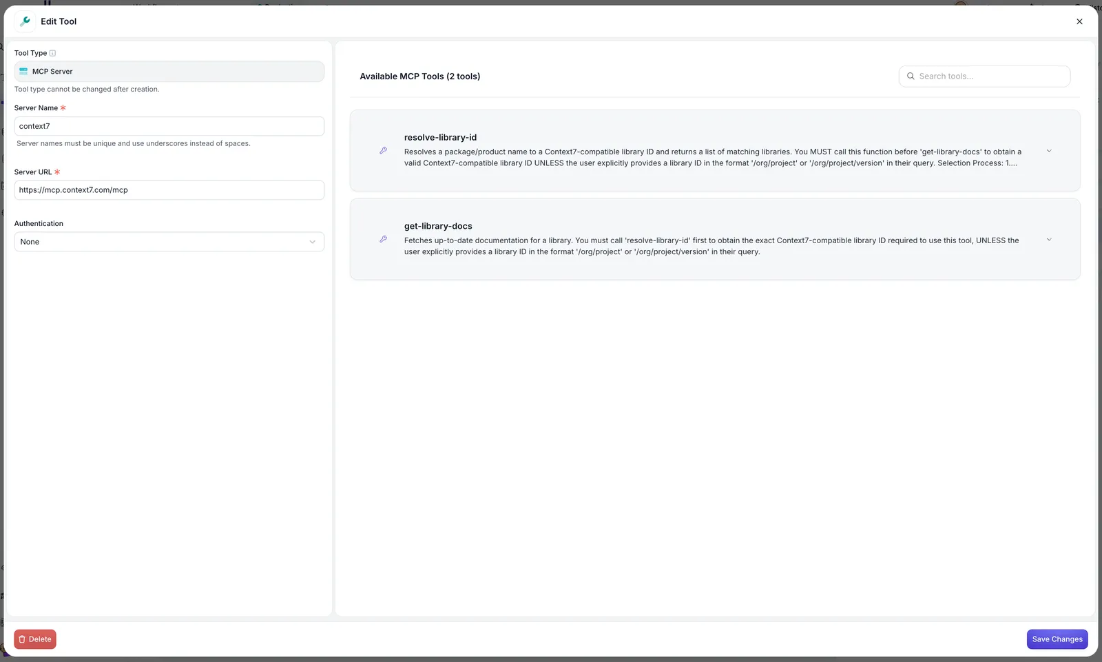 MCP Server Tools