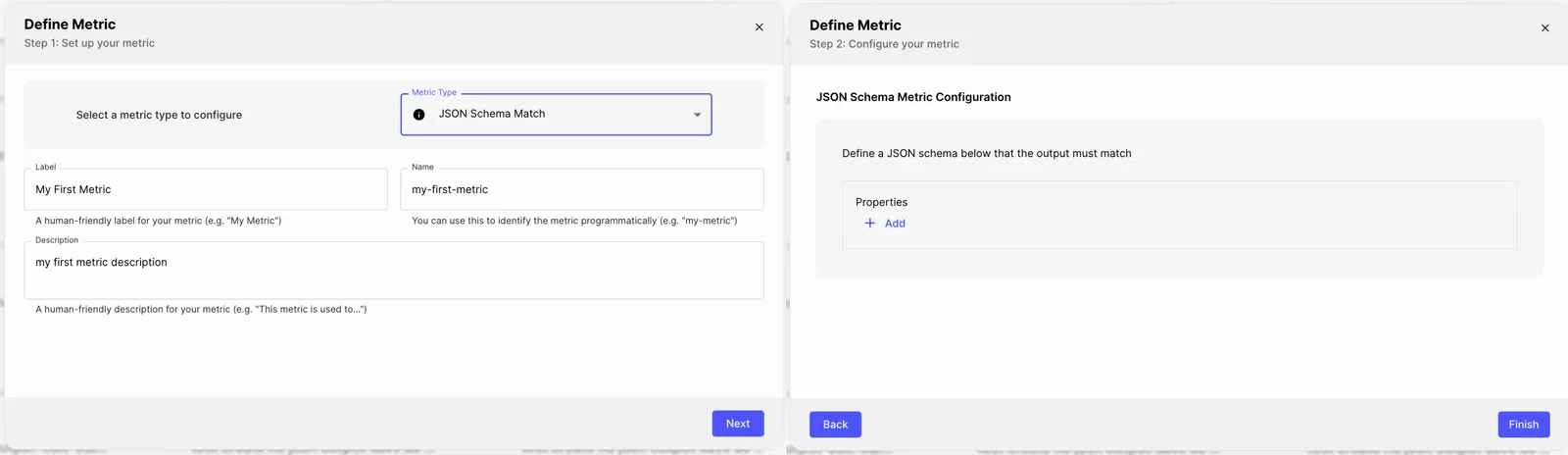 Create New Reusable Metric