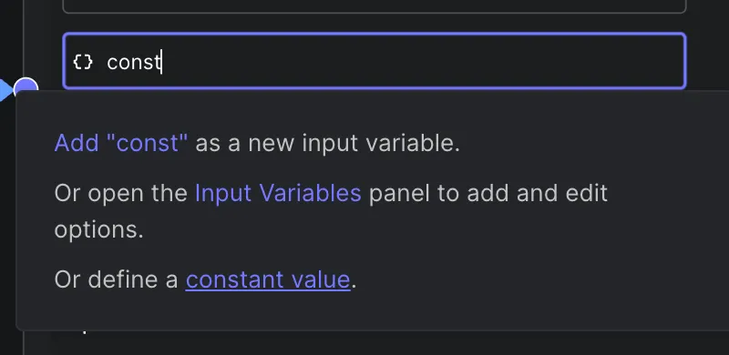 New Constant Link