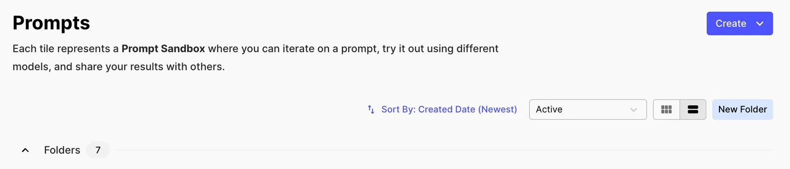 Index page sort dropdown