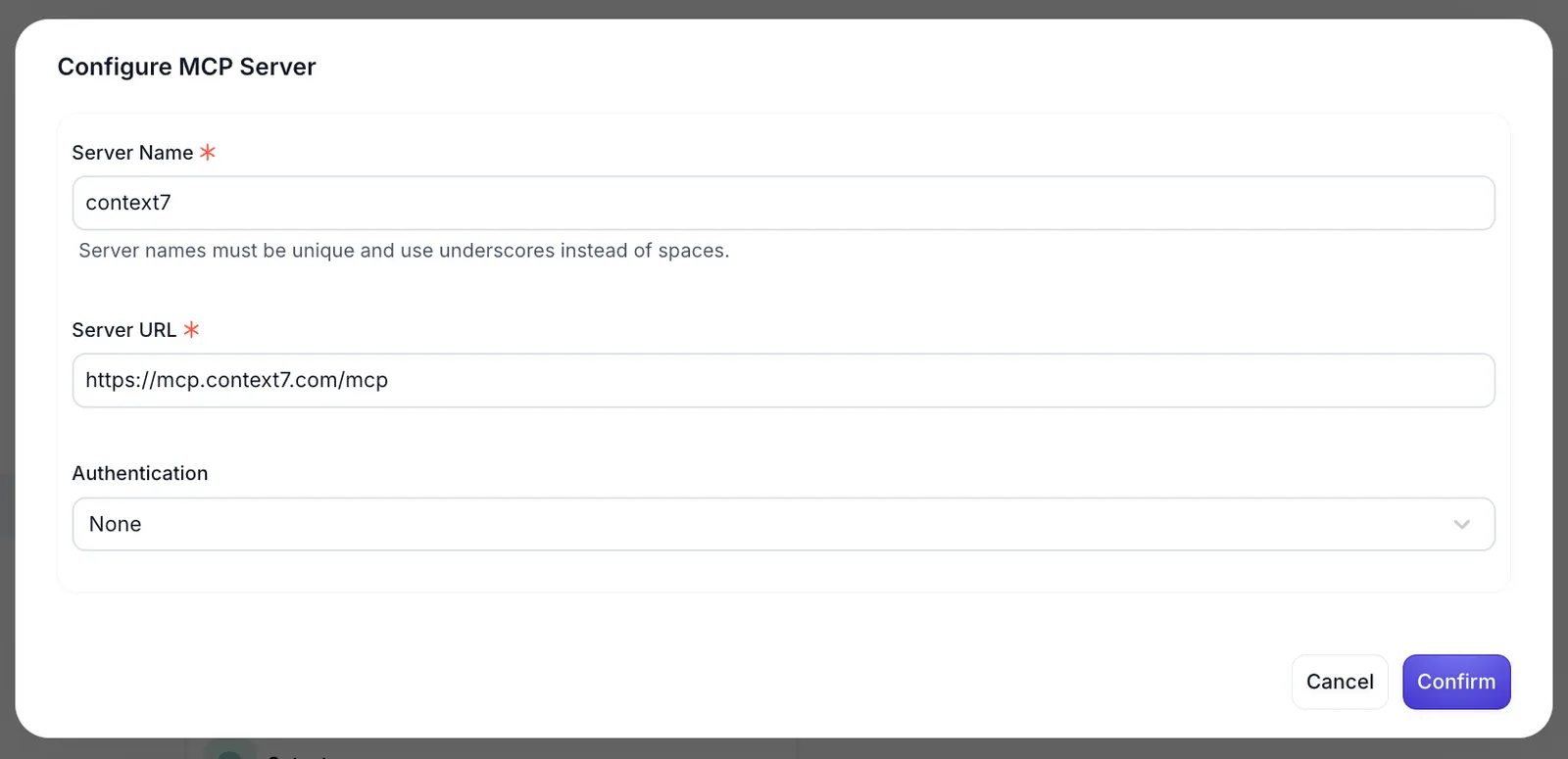 Configure MCP Server