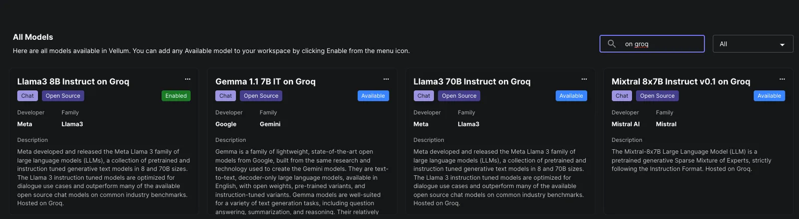Groq Support