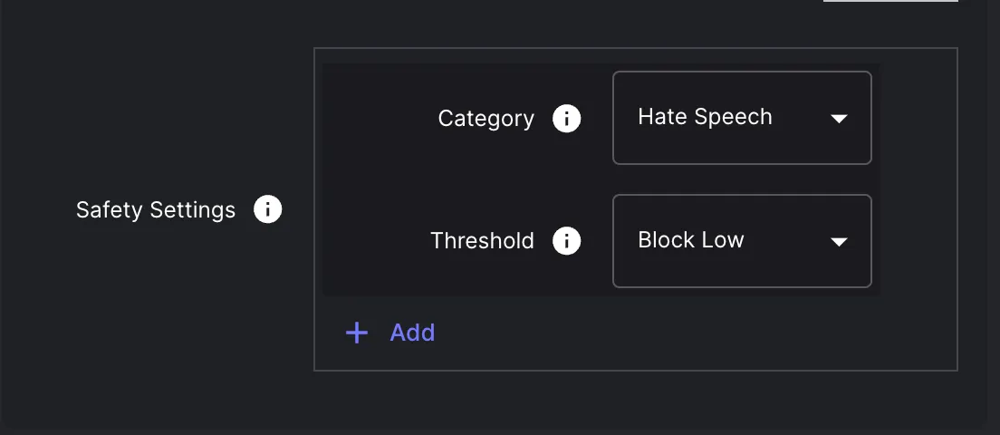 Gemini Custom Parameters