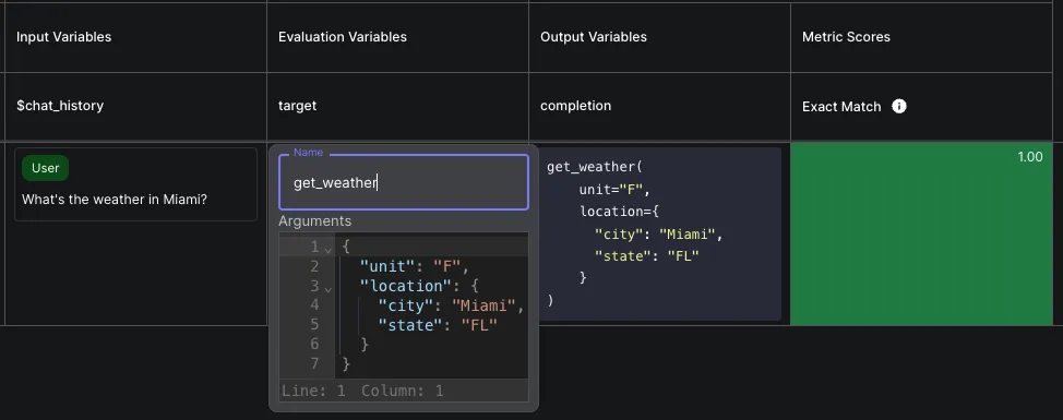 Function Call Prompts