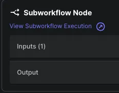 Subworkflow Navigation