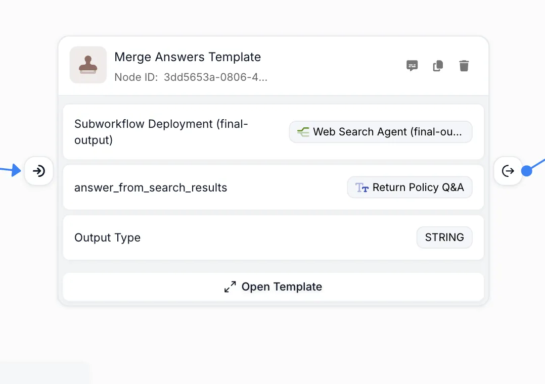 Templating Node