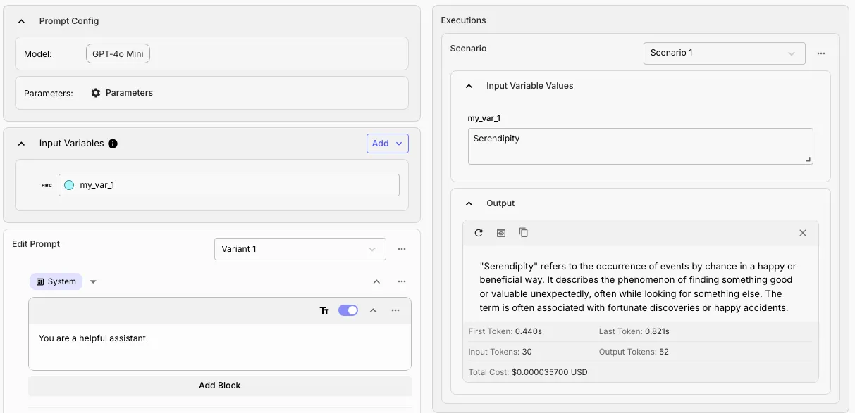 Prompt Sandbox With Cost Tracking