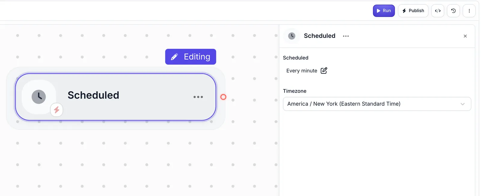 Scheduled Trigger Configuration