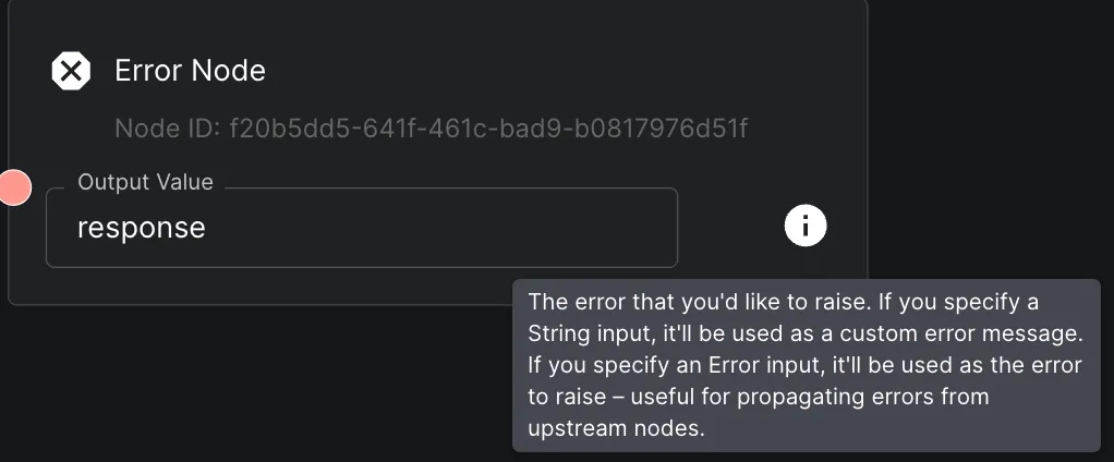 Error Node