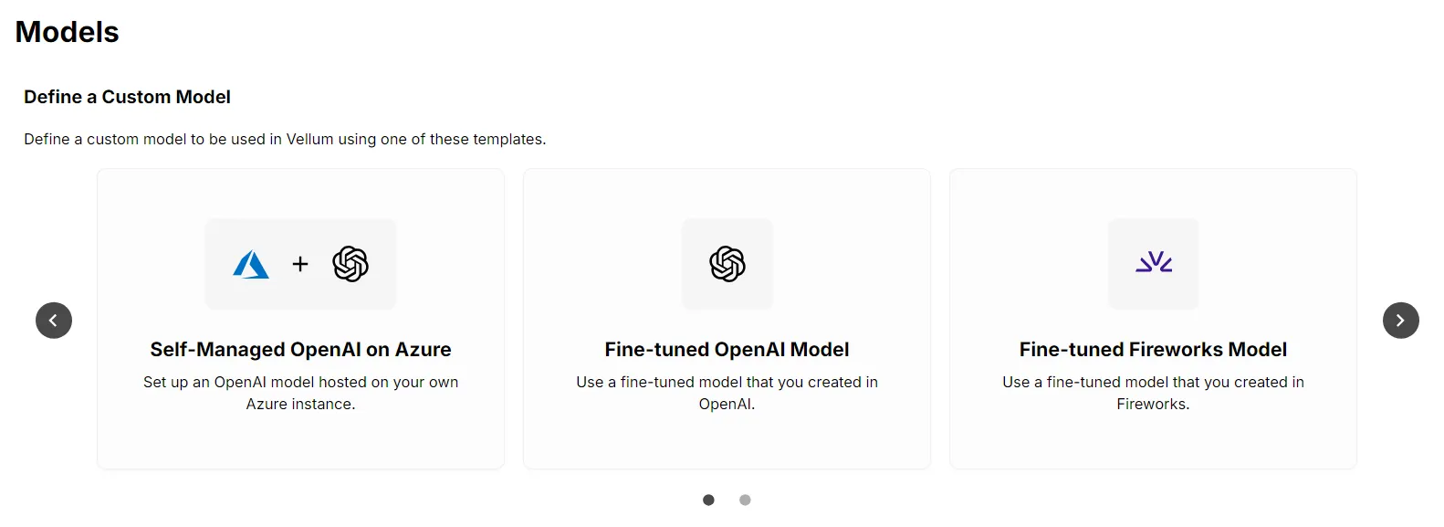 Adding Private Custom Models