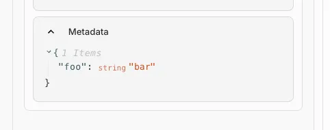 Workflow Execution Details Metadata