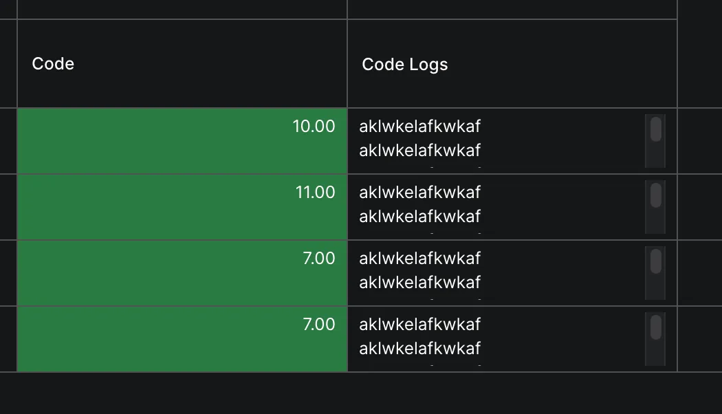 Code Logs Eval