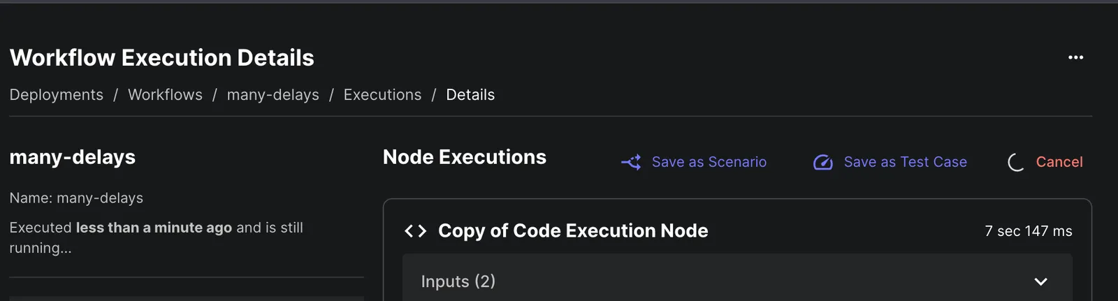 Cancellable Workflows